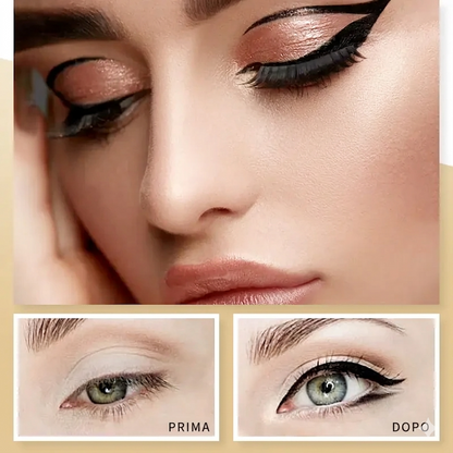 Eyeliner liquido waterproof – Punta di precisione in fibra